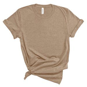 Bella+Canvas Heather Tan Shirt